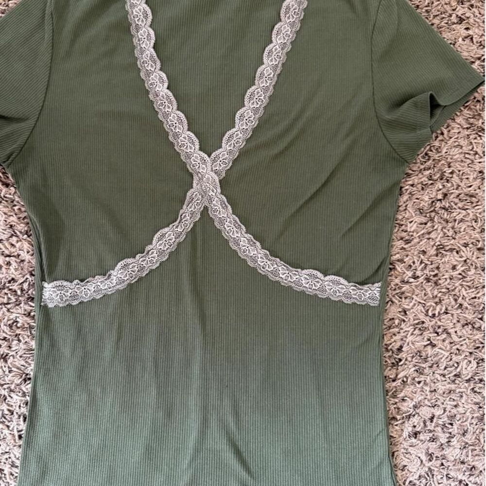 Unbranded Women's Green and Khaki Blouse